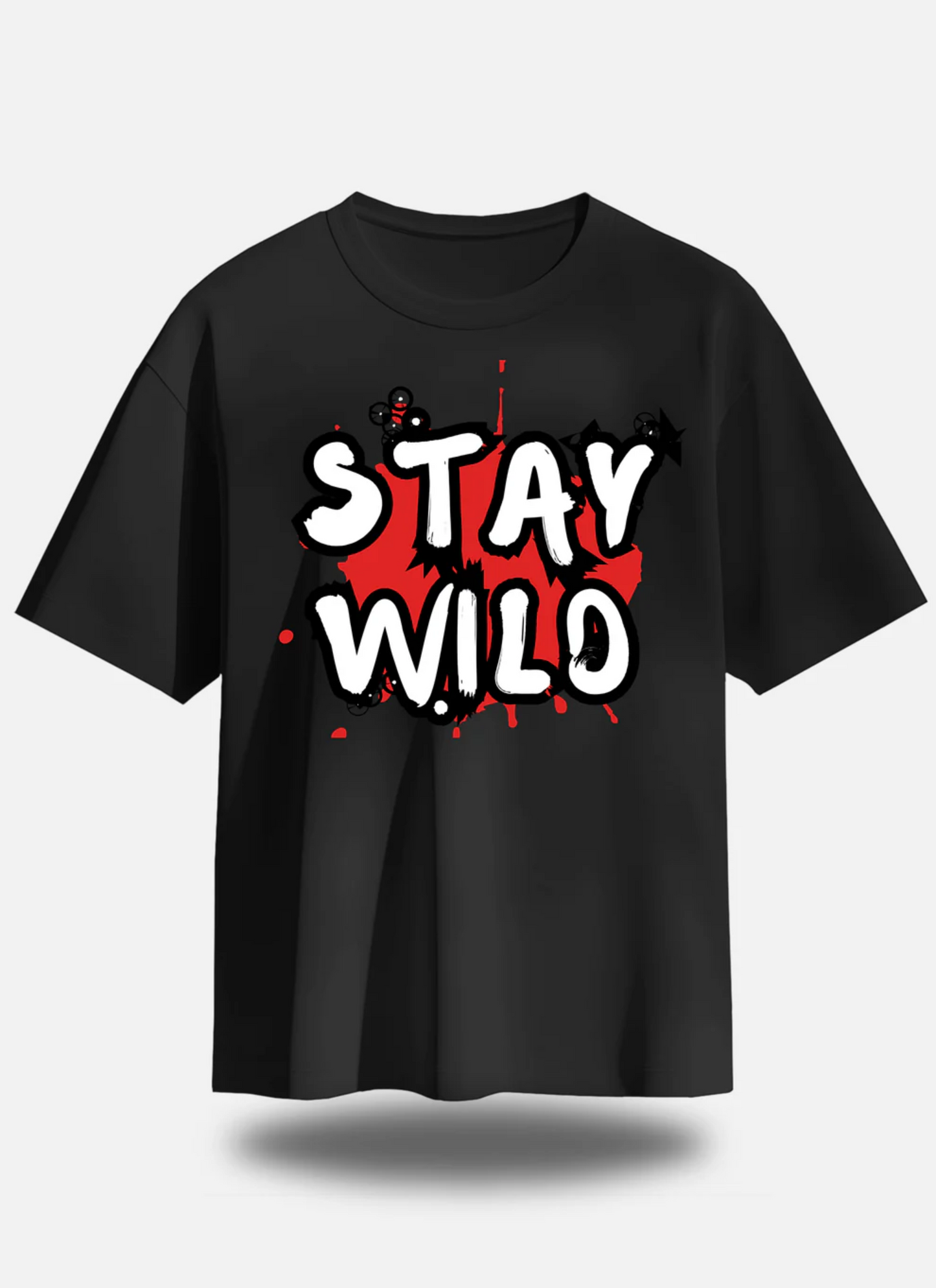 Eagle Squat - Stay Wile Oversized Premium Cotton Tee