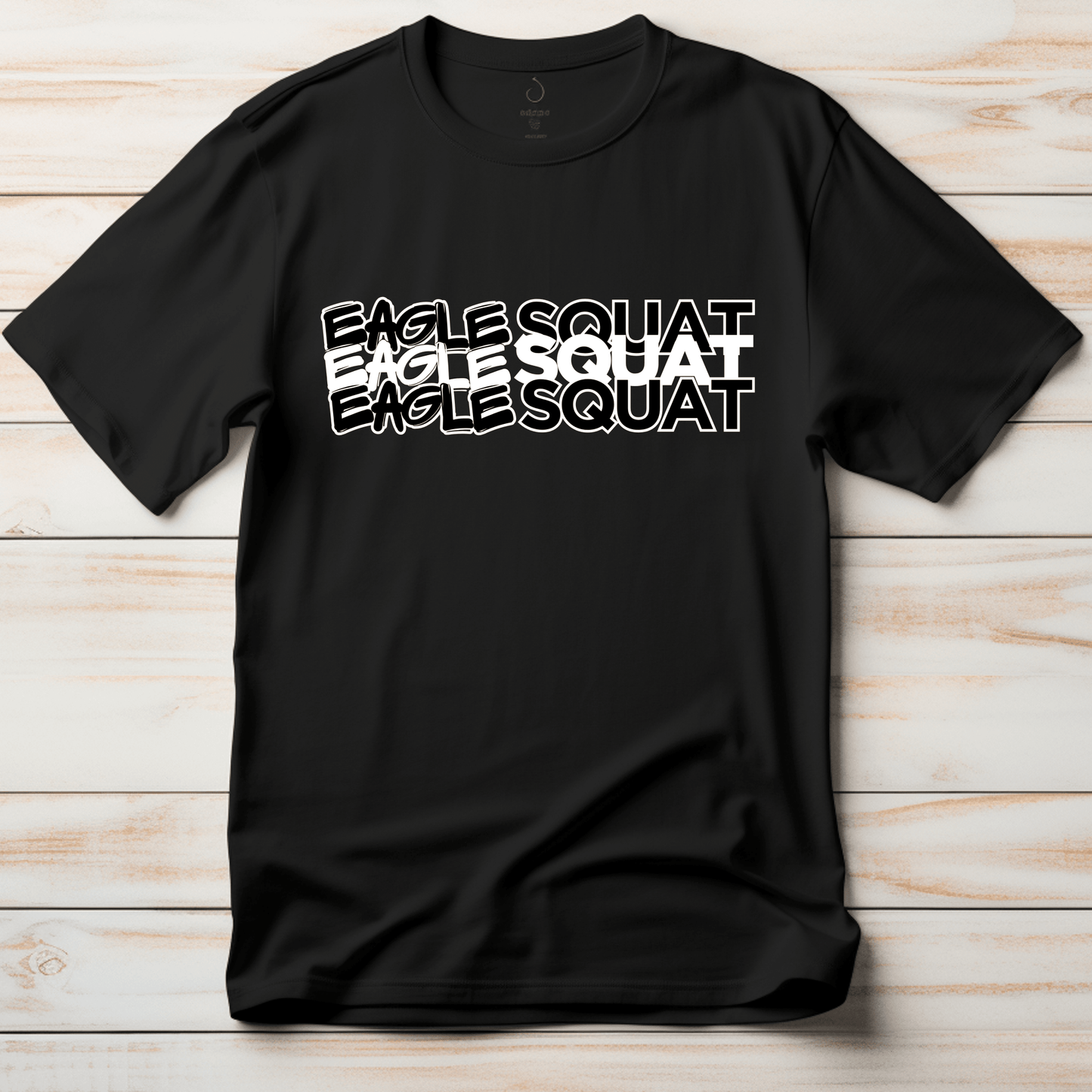 Eagle Squat Oversized Tee – Savage Style Redefined - Eagle Squat