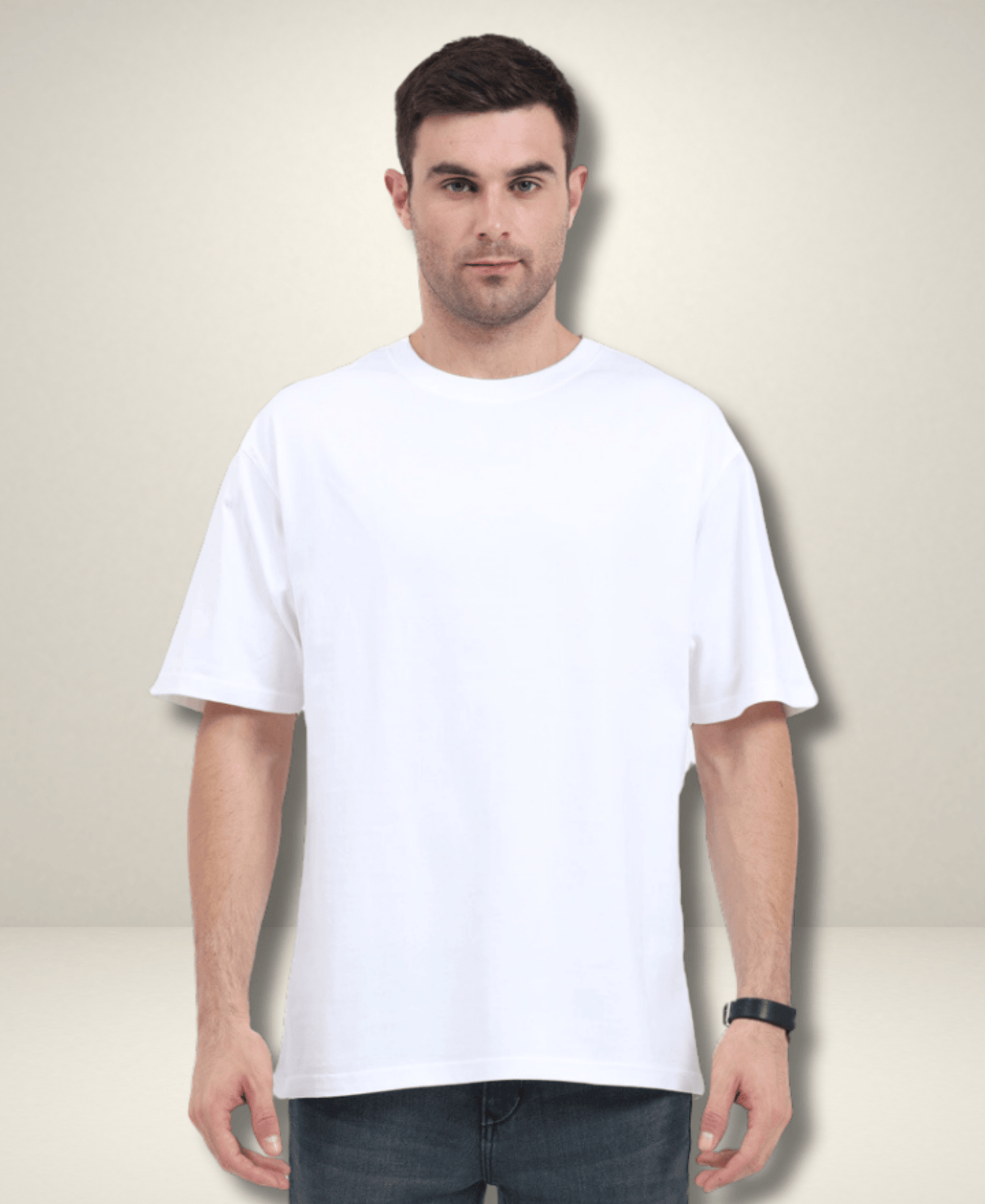 Eagle Squat Unisex Oversized Premium Cotton White T-Shirt - Eagle Squat