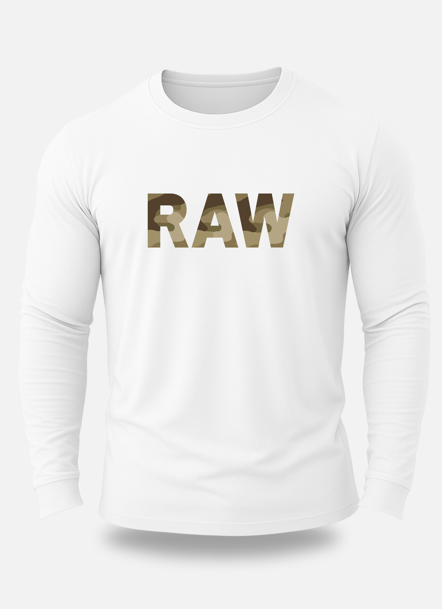 Men's Full Sleeve Raw T-Shirt