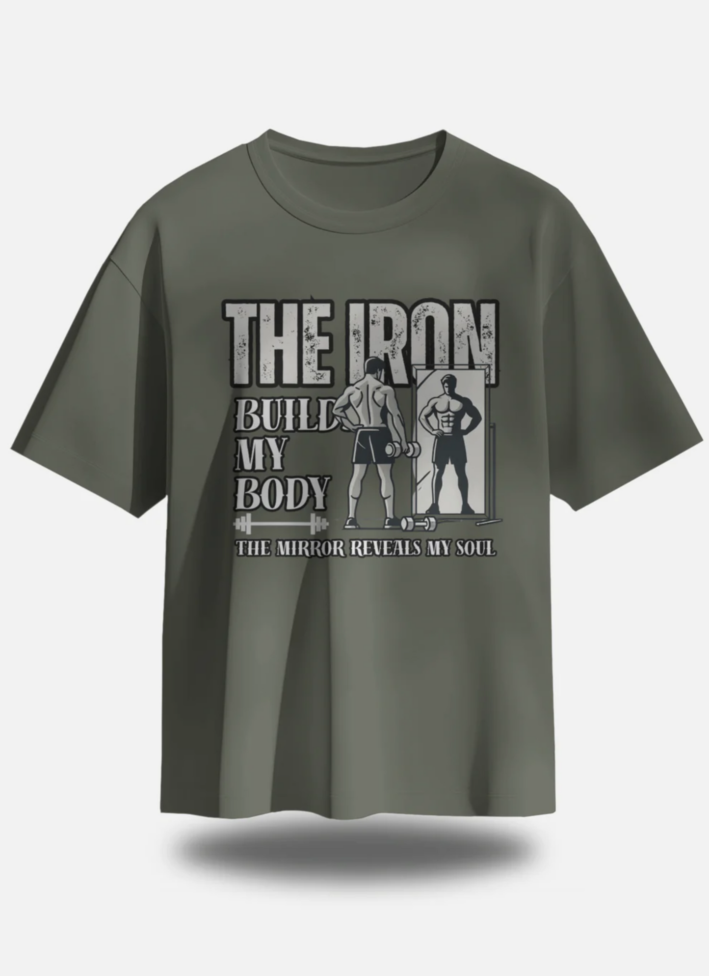 Eagle Squat - The Mirror Revealed My Soul - Oversized Premium Tee