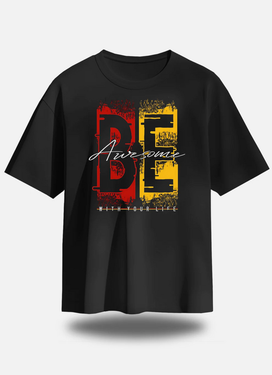 Eagle Squat - Be awesome Yourself Oversized tee