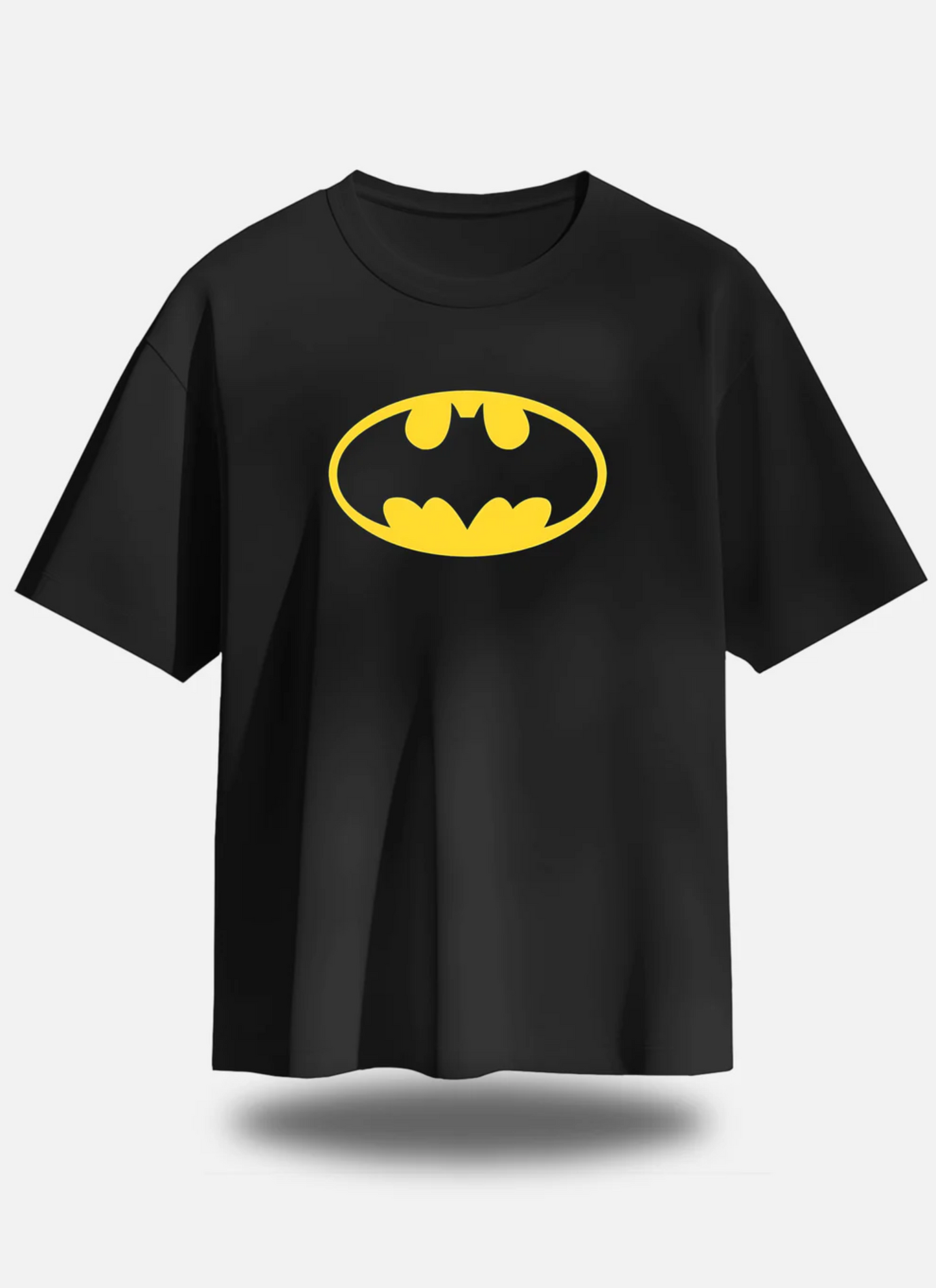 Eagle Squat - Oversized Gotham Wings Emblem T-Shirt