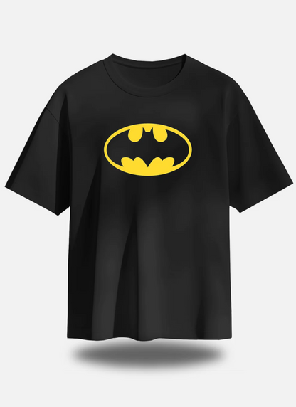 Eagle Squat - Oversized Gotham Wings Emblem T-Shirt