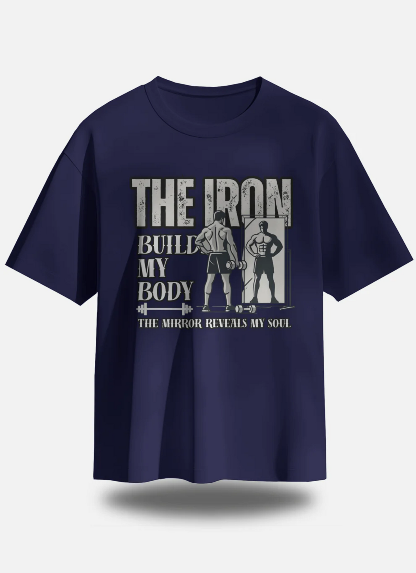 Eagle Squat - The Mirror Revealed My Soul - Oversized Premium Tee