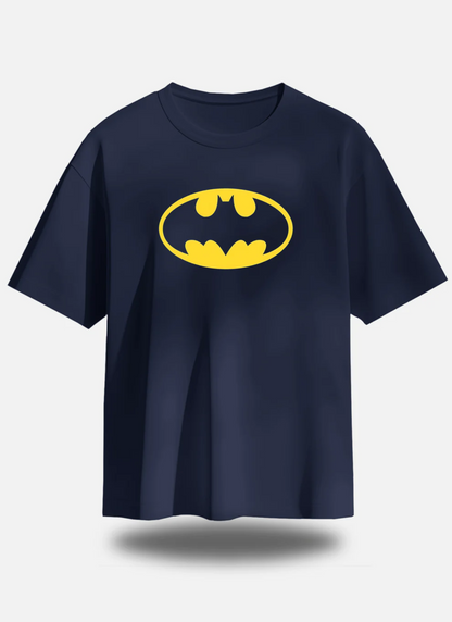 Eagle Squat - Oversized Gotham Wings Emblem T-Shirt