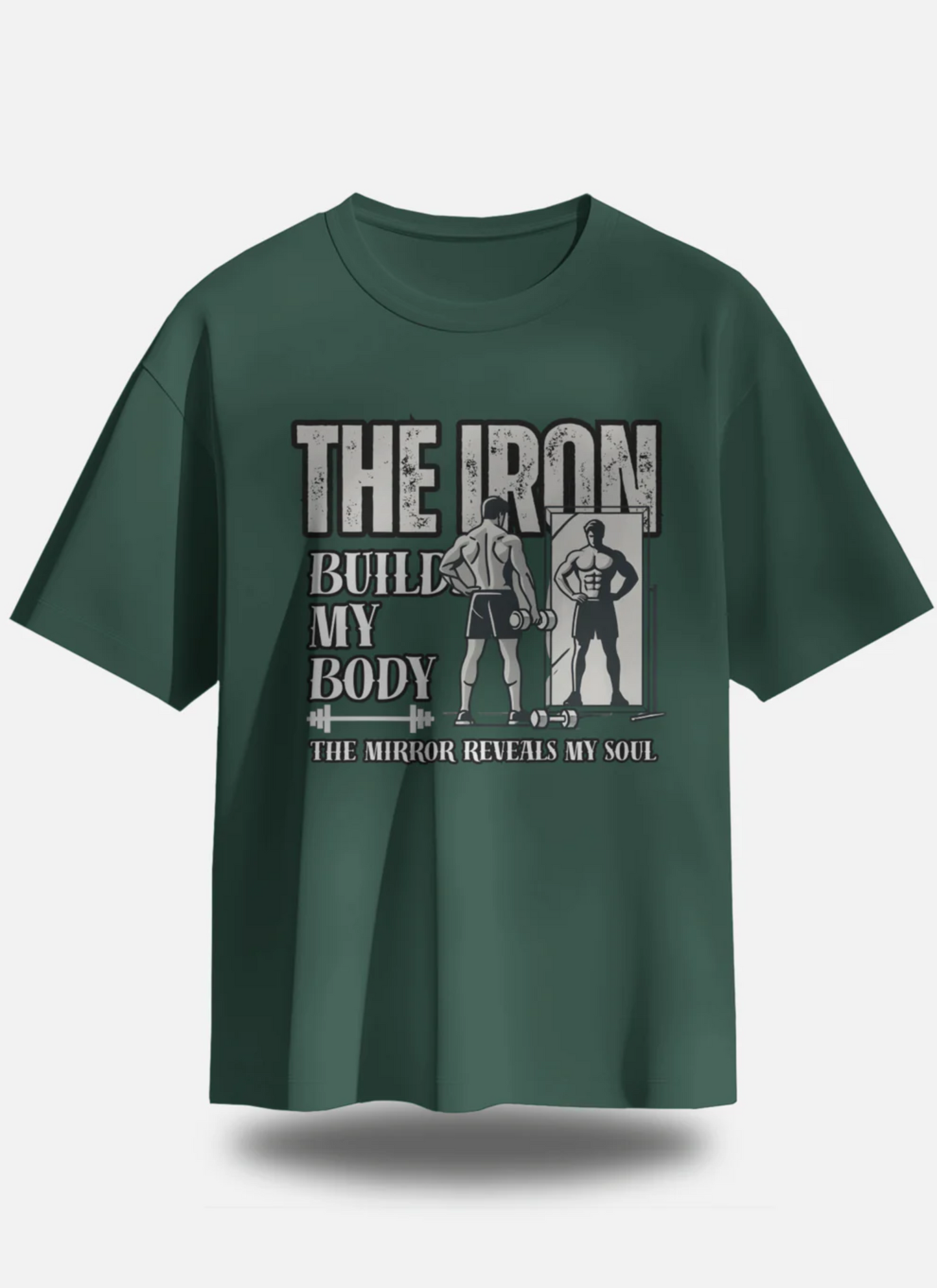 Eagle Squat - The Mirror Revealed My Soul - Oversized Premium Tee