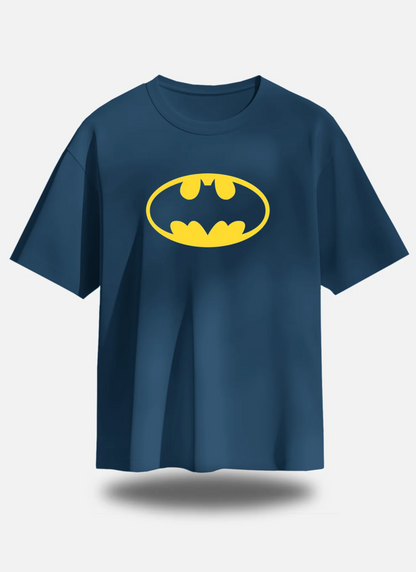 Eagle Squat - Oversized Gotham Wings Emblem T-Shirt