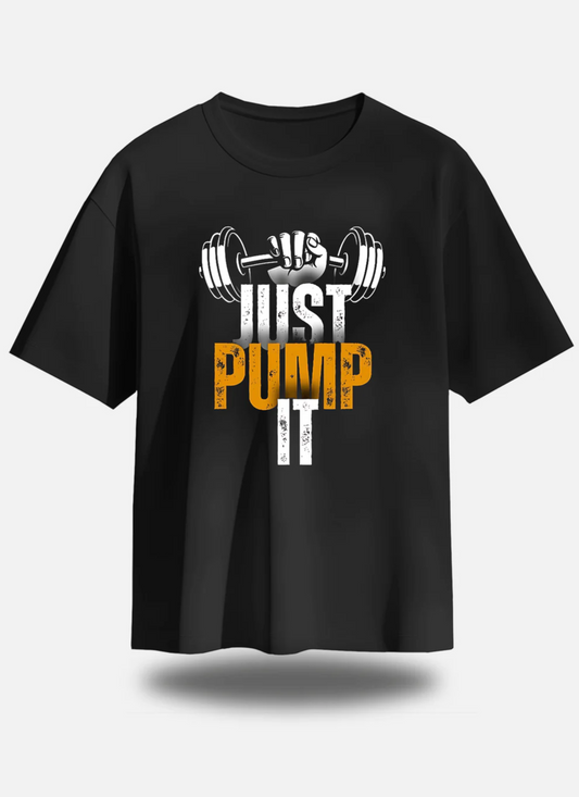 Eagle Squat Exclusive Drop Shoulder Tee - Just Pump It Up