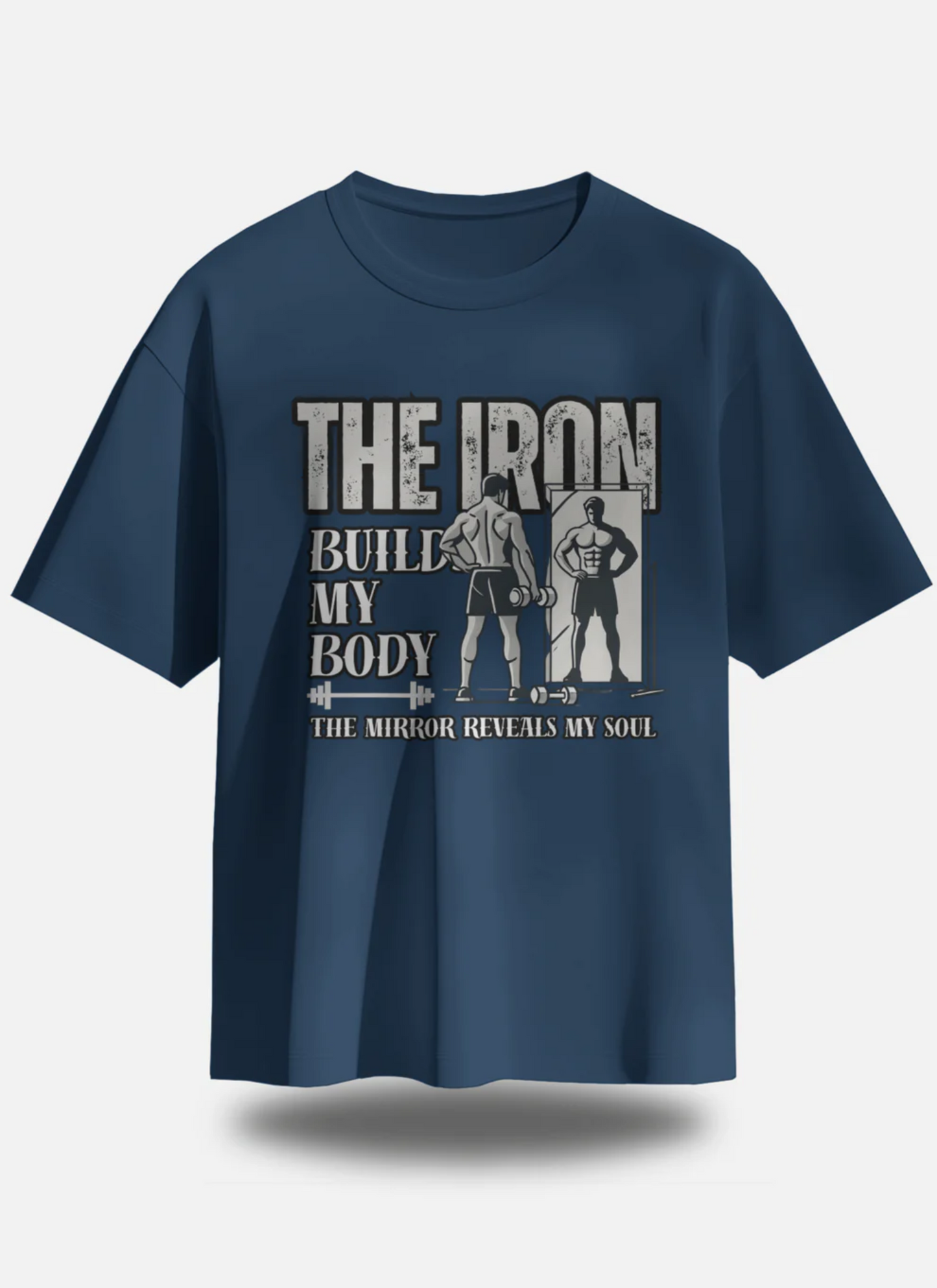 Eagle Squat - The Mirror Revealed My Soul - Oversized Premium Tee