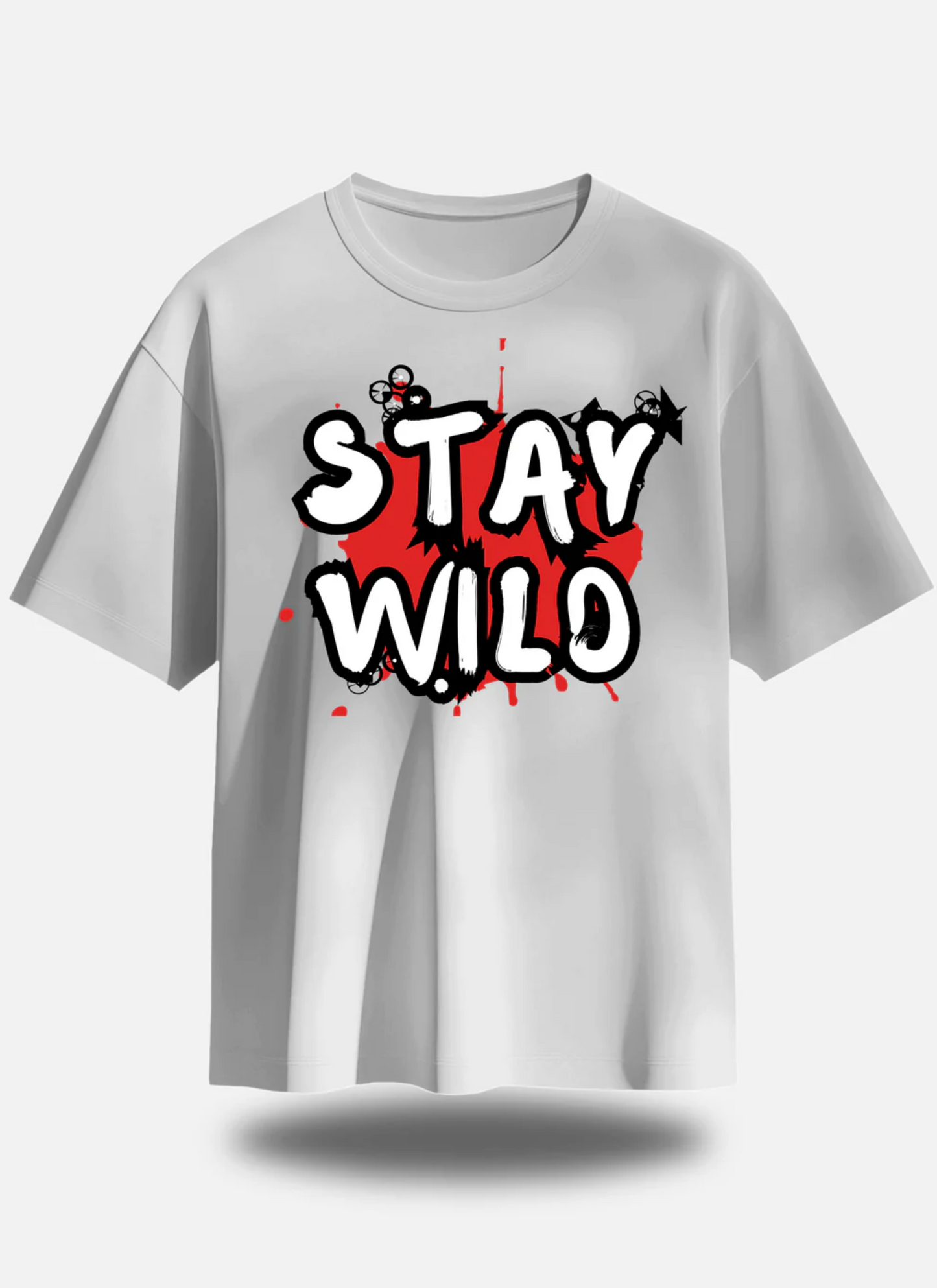 Eagle Squat - Stay Wile Oversized Premium Cotton Tee
