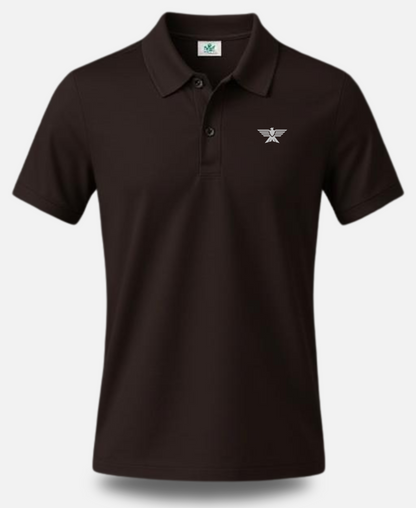 Eagle Squat - Premium Cotton Polo T-Shirt – Classic Comfort & Style