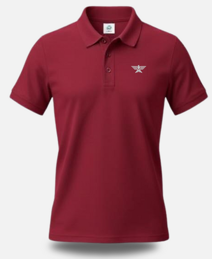 Eagle Squat - Premium Cotton Polo T-Shirt – Classic Comfort & Style