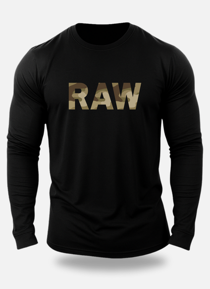 Men's Full Sleeve Raw T-Shirt
