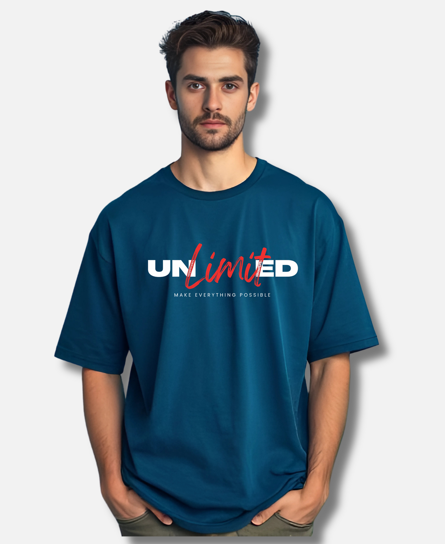 Eagle Squat - Unlimited Potential Oversized Tee