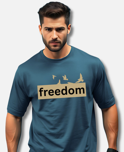 Eagle Squat - Freedom Vibe Oversized Tee