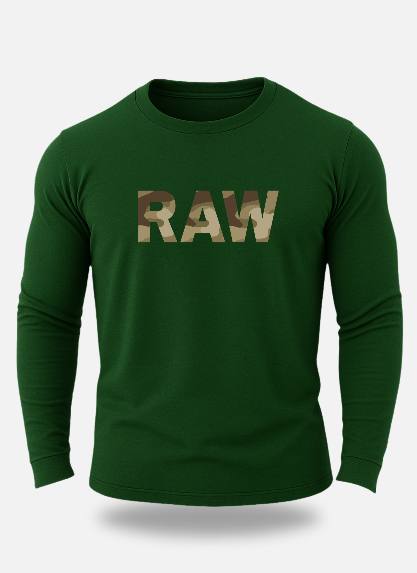 Men's Full Sleeve Raw T-Shirt