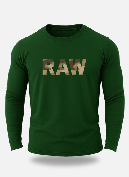 Men's Full Sleeve Raw T-Shirt