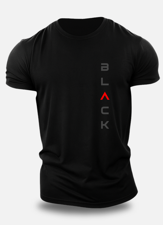 Unisex Black Stretch T-shirt