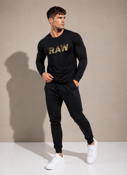 Men's Full Sleeve Raw T-Shirt