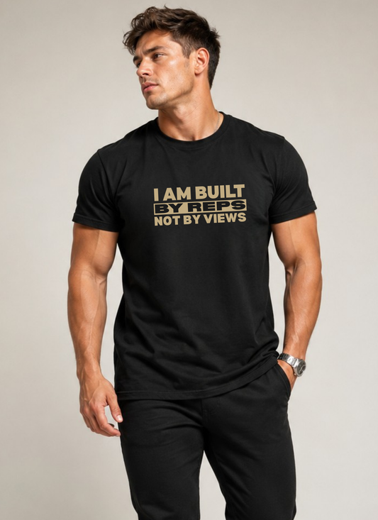 Built By Reps - Pure Cotton Gym Vibe tee