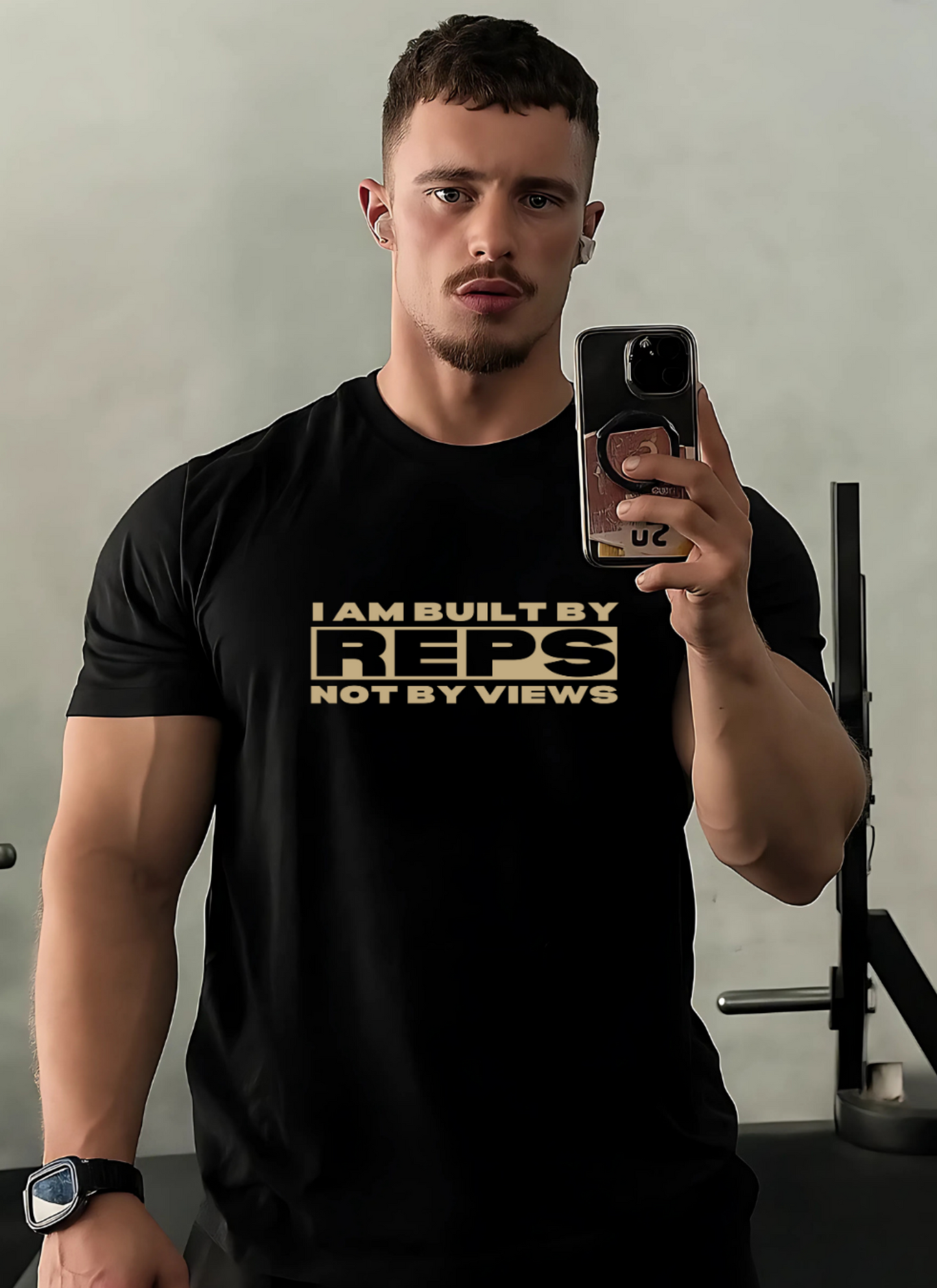 Built By Reps - Pure Cotton Gym Vibe tee