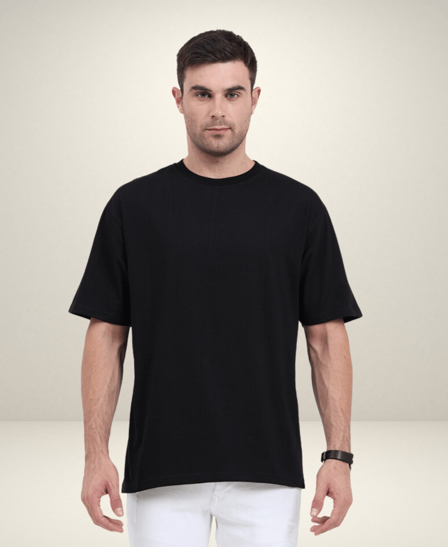 Unisex Premium Cotton Oversized T-Shirt – Grey, White & Black | Eagle Squat