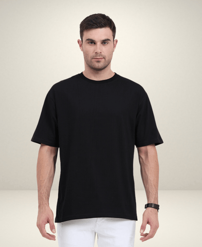 Unisex Premium Cotton Oversized T-Shirt – Grey, White & Black | Eagle Squat