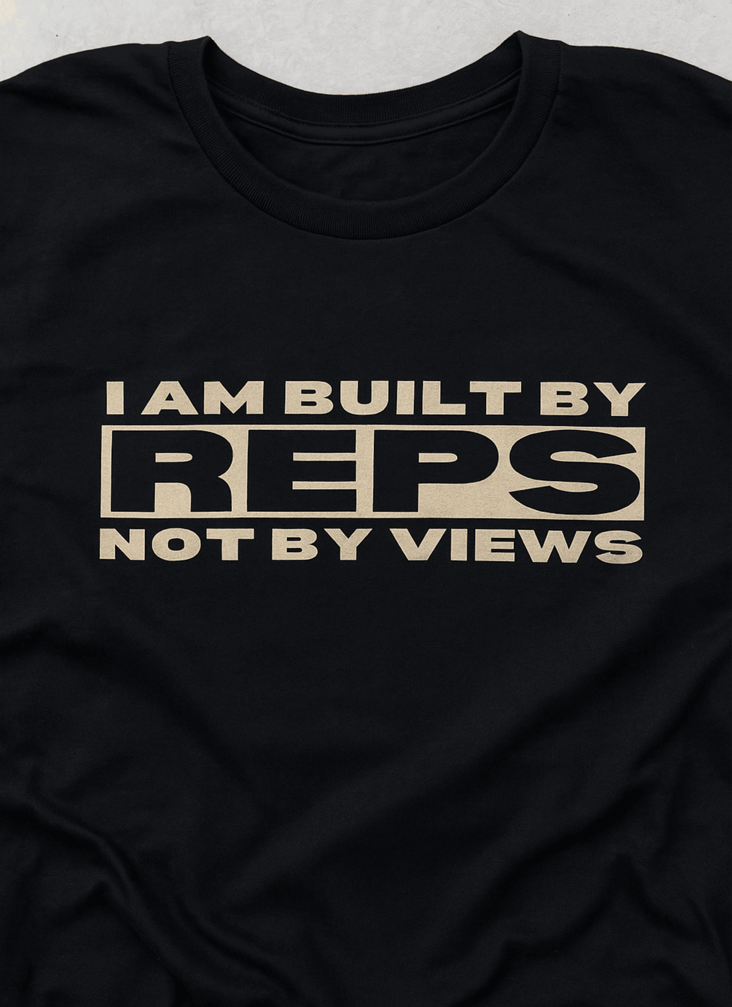 Built By Reps - Pure Cotton Gym Vibe tee