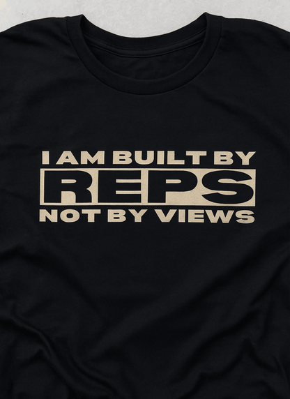Built By Reps - Pure Cotton Gym Vibe tee