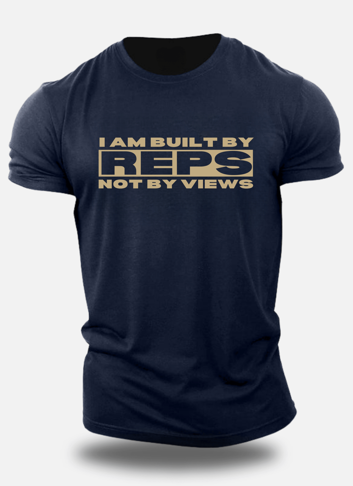 Built By Reps - Pure Cotton Gym Vibe tee - Eagle Squat