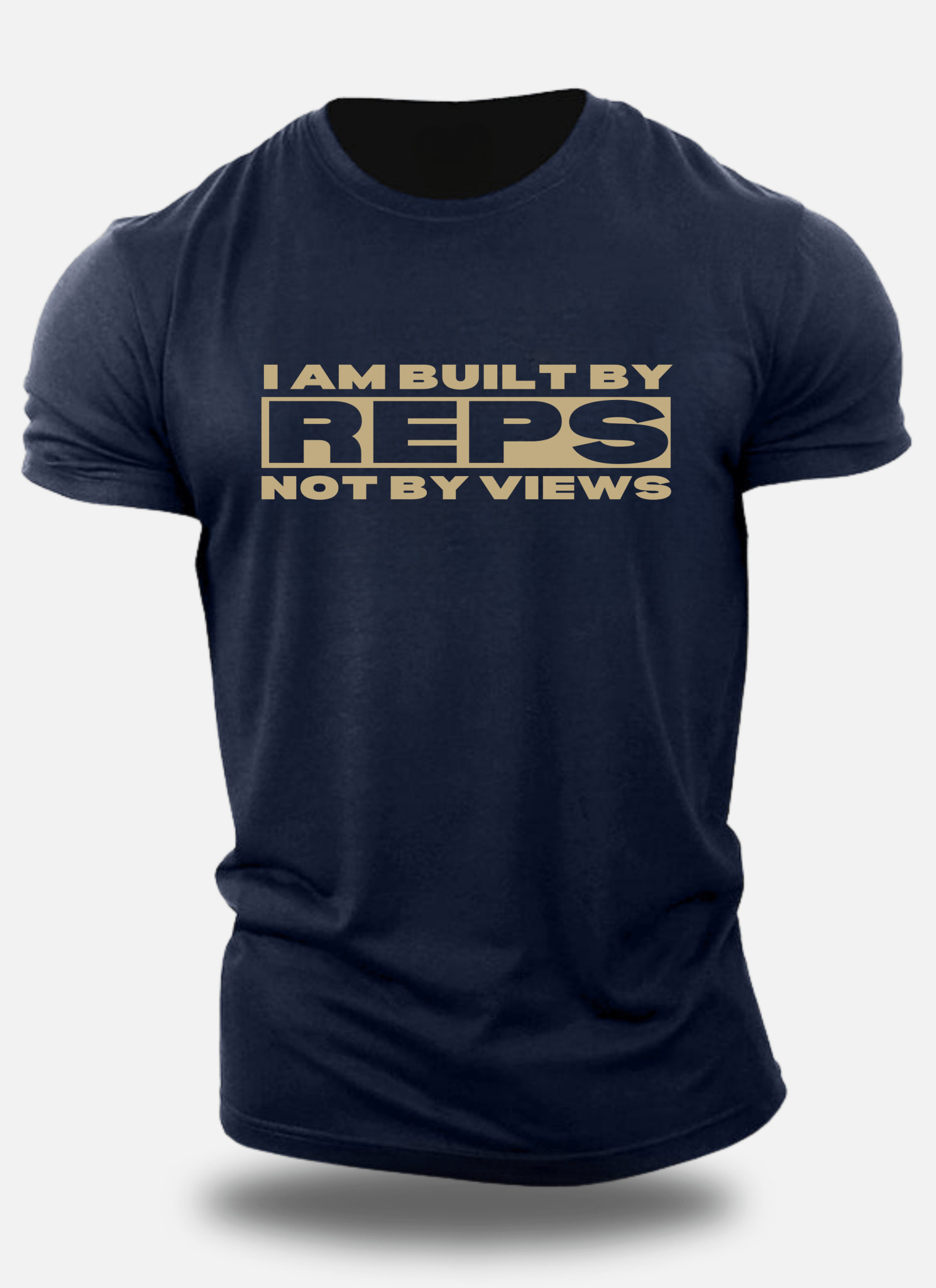 Built By Reps - Pure Cotton Gym Vibe tee - Eagle Squat
