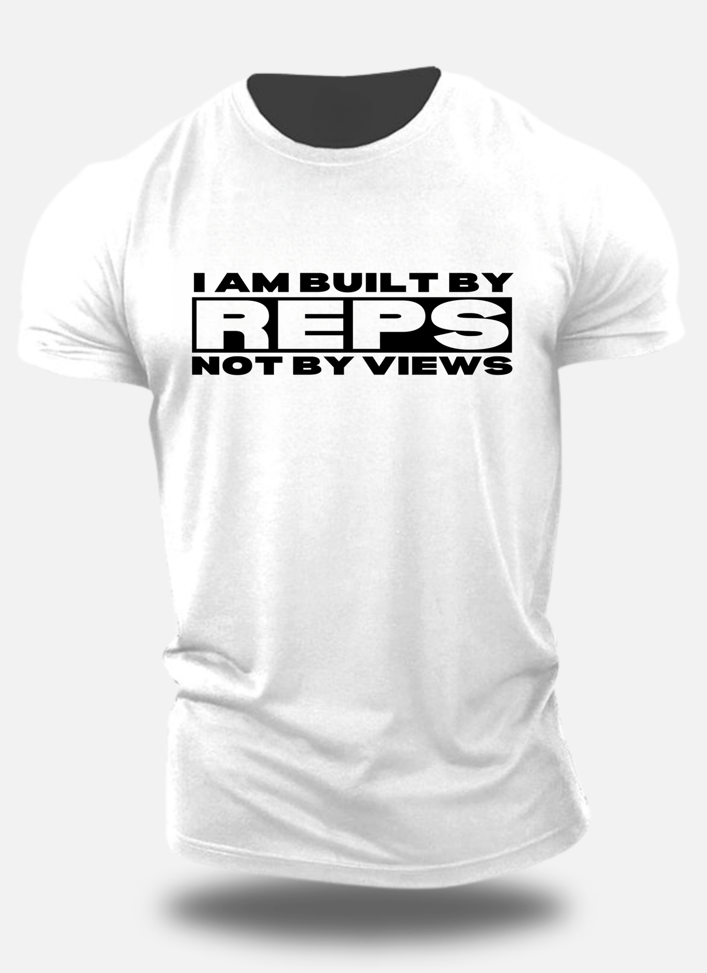 Built By Reps - Pure Cotton Gym Vibe tee - Eagle Squat