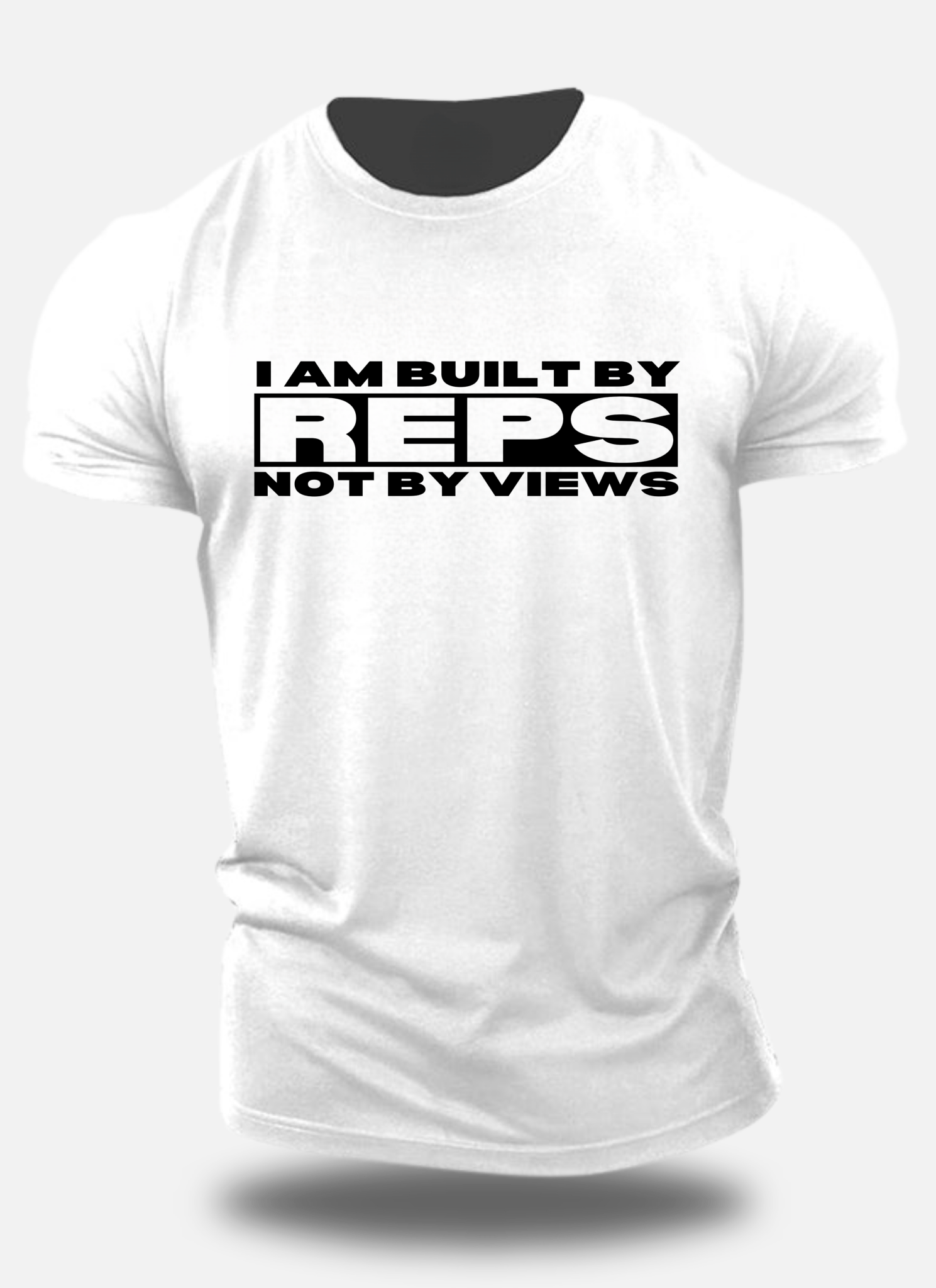 Built By Reps - Pure Cotton Gym Vibe tee - Eagle Squat