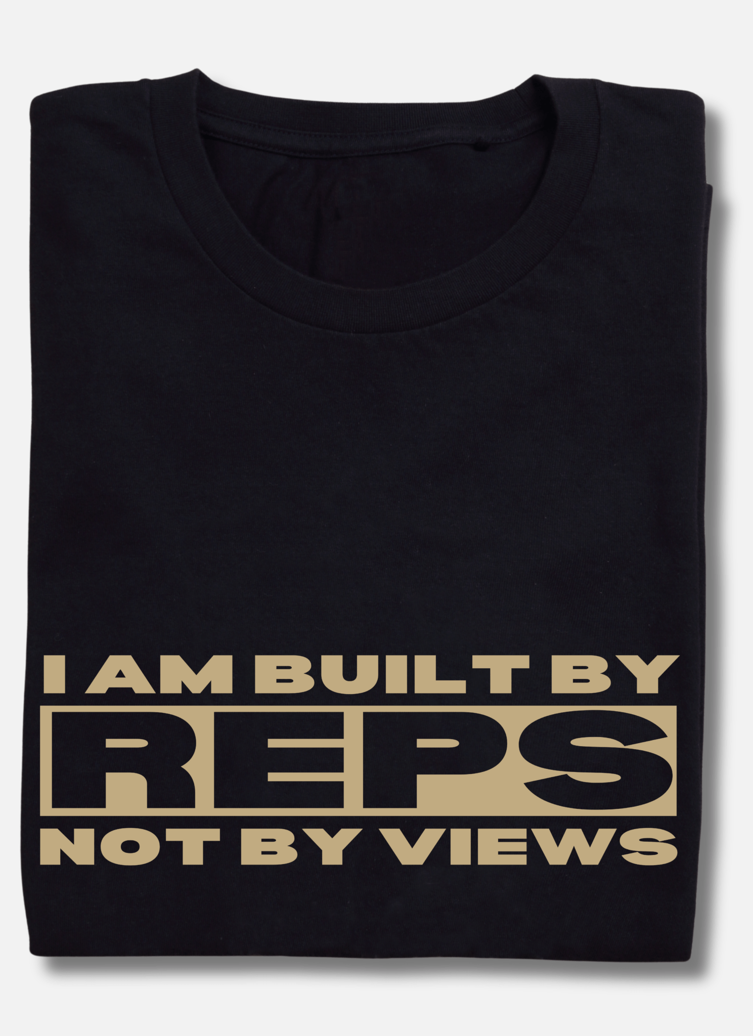 Built By Reps - Pure Cotton Gym Vibe tee - Eagle Squat