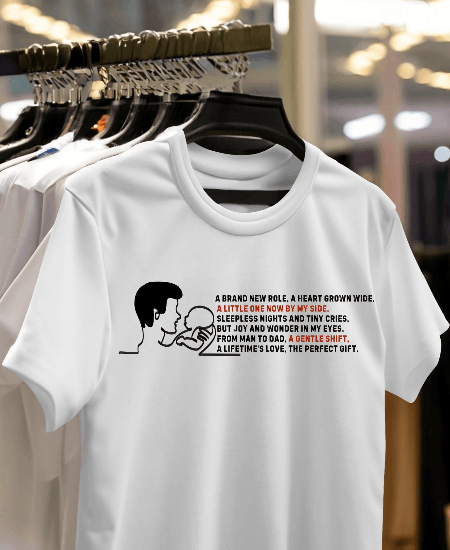 Eagle Squat - Bond Beyond Words Father & Baby Art Tee - Eagle Squat