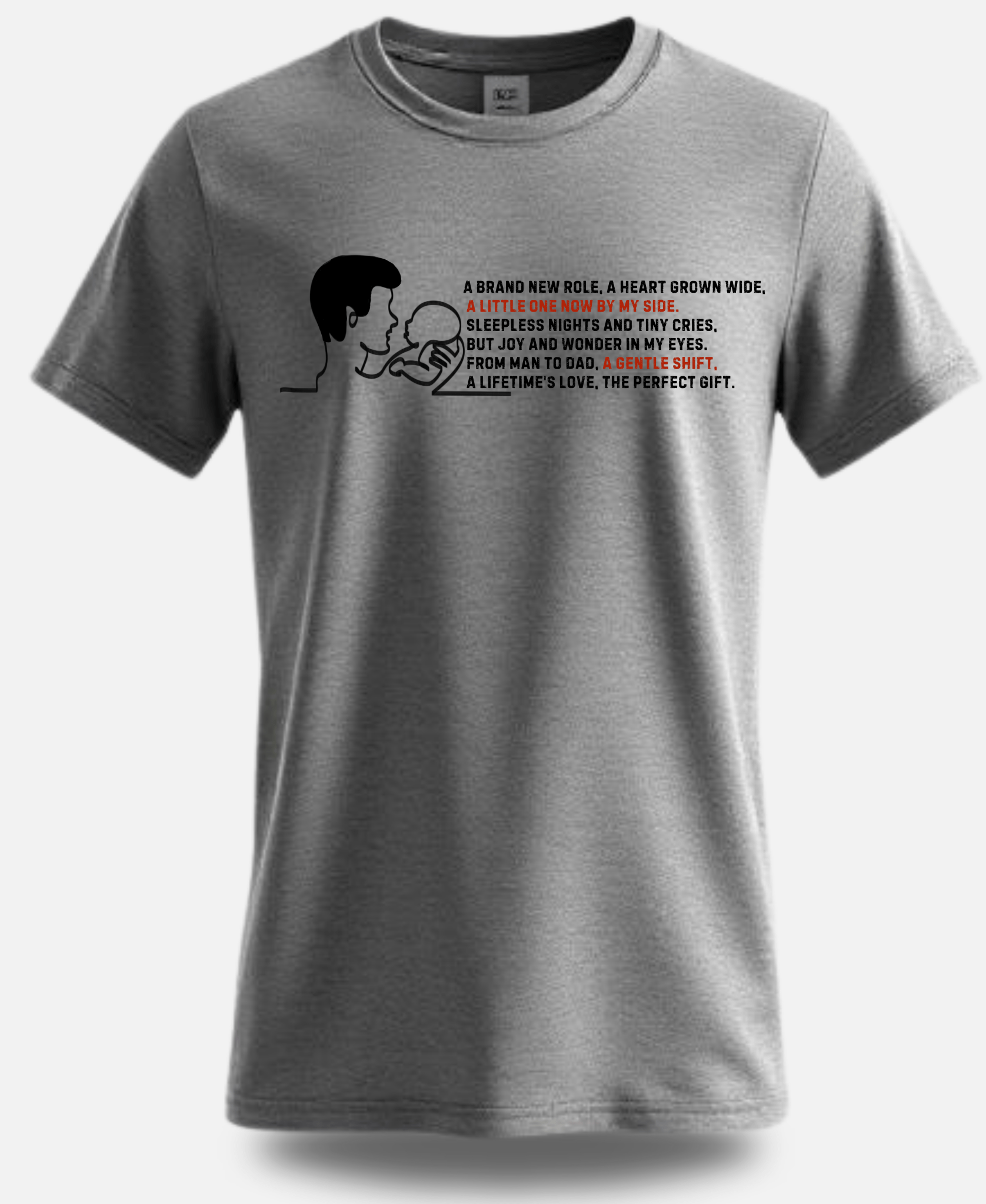 Eagle Squat - Bond Beyond Words Father & Baby Art Tee - Eagle Squat