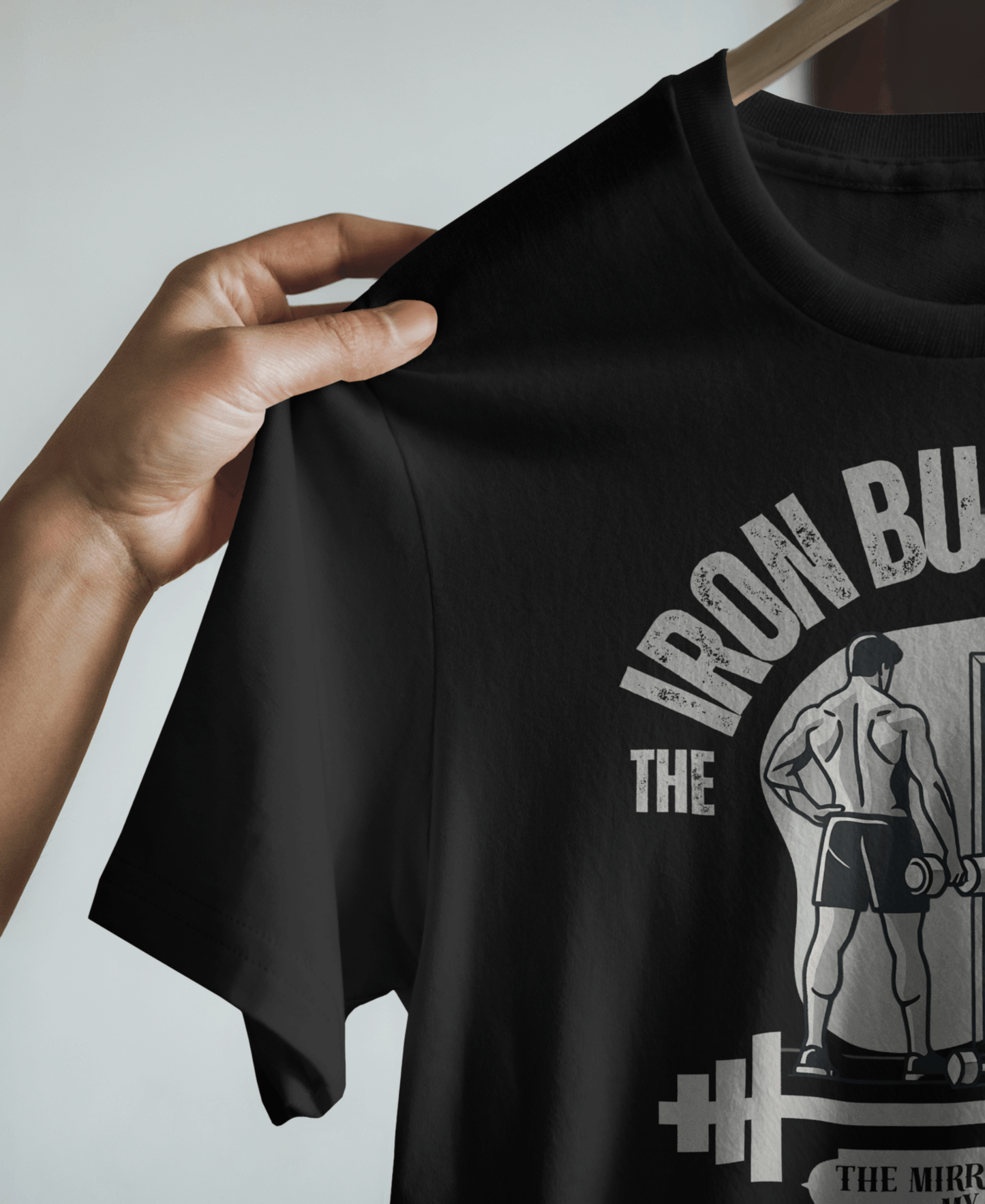 Eagle Squat - GYM Limited Edition Oversized Tee - The Mirror Reveal My Soul - Eagle Squat