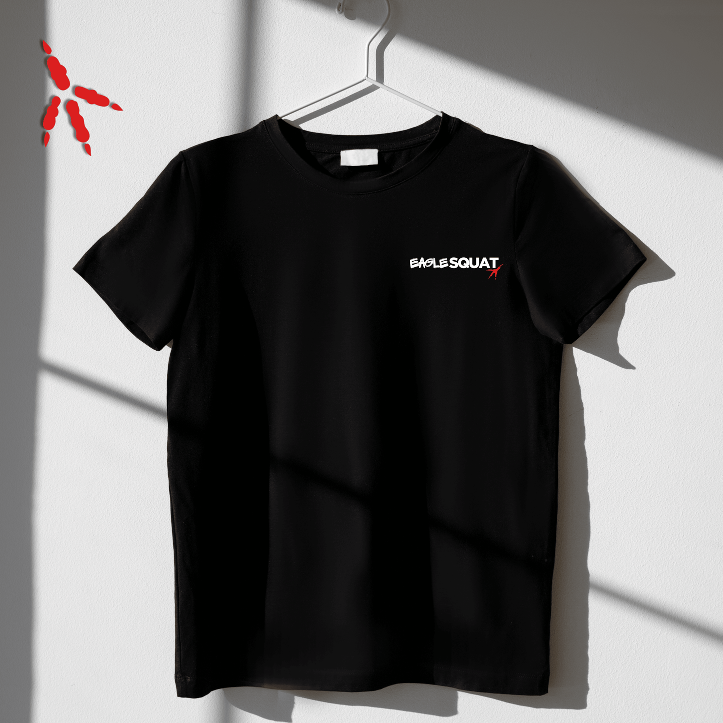 Eagle Squat Oversized Classic Tee – Savage Design for Bold Souls - Eagle Squat