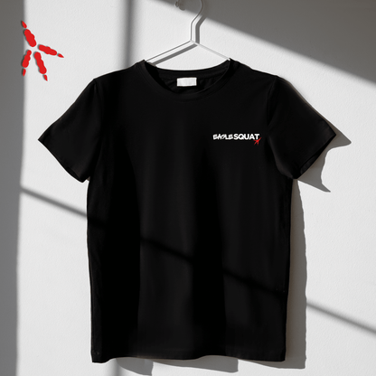 Eagle Squat Oversized Classic Tee – Savage Design for Bold Souls - Eagle Squat