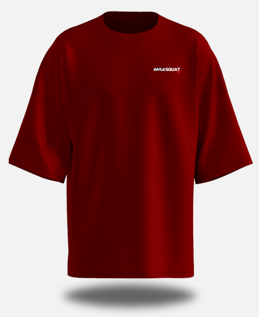 Eagle Squat Oversized Plain T-Shirt – Effortless Comfort, Everyday Style - Eagle Squat