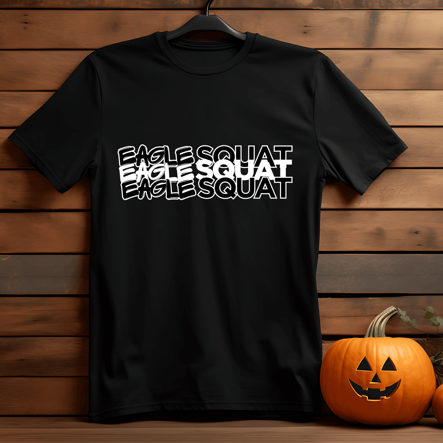 Eagle Squat Oversized Tee – Savage Style Redefined - Eagle Squat