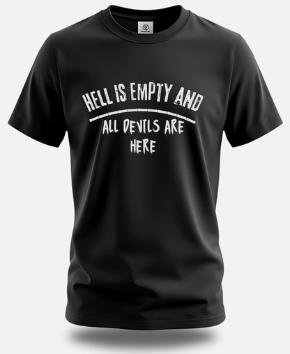 Eagle Squat T-Shirt – Hell Is Empty, The Devils Are Here - Eagle Squat