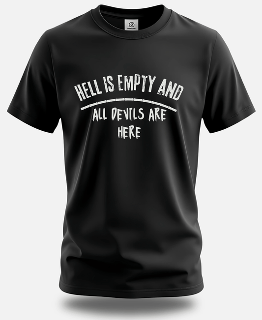 Eagle Squat T-Shirt – Hell Is Empty, The Devils Are Here - Eagle Squat