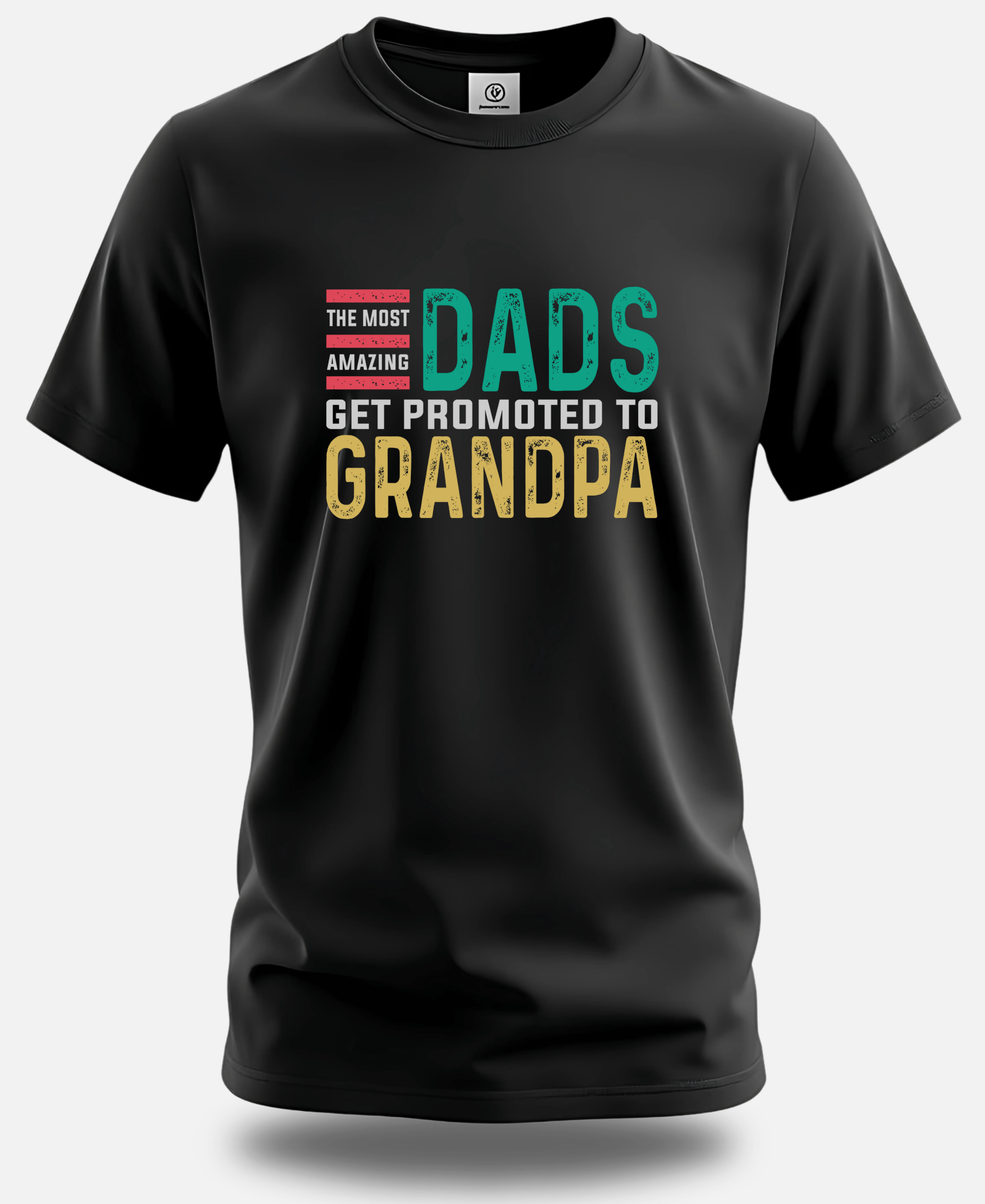 Eagle Squat Tee | The Most Amazing Dad's Promoted to Grand Pa. - Eagle Squat