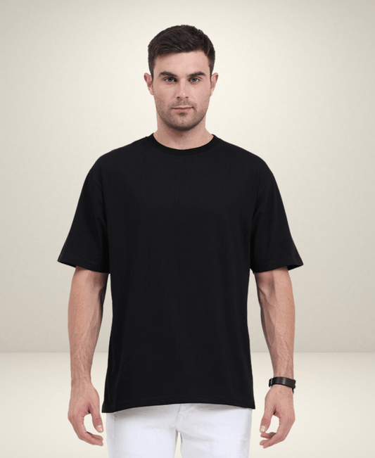 Eagle Squat Unisex Oversized Premium Cotton black T-Shirt - Eagle Squat