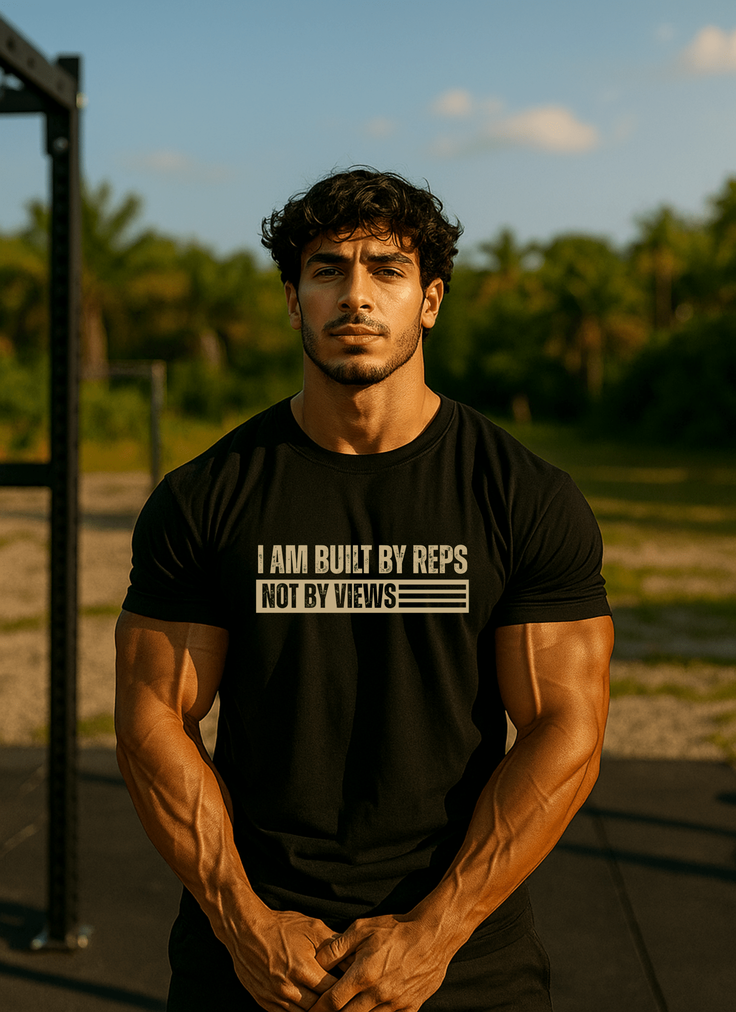 Grind Mode: Unisex Pure Soft Cotton Classic T-Shirt - Eagle Squat