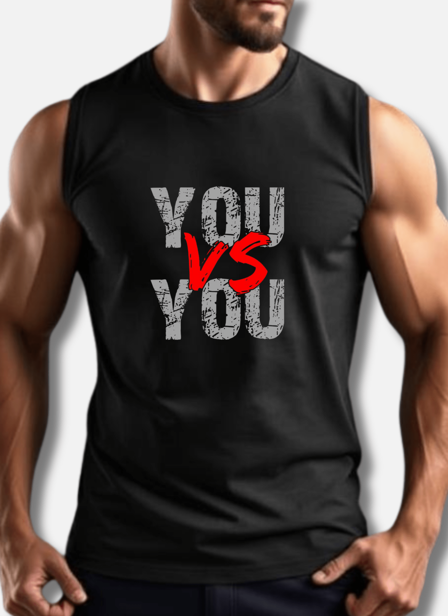 Men's Sleeveless T-Shirt - Eagle Squat