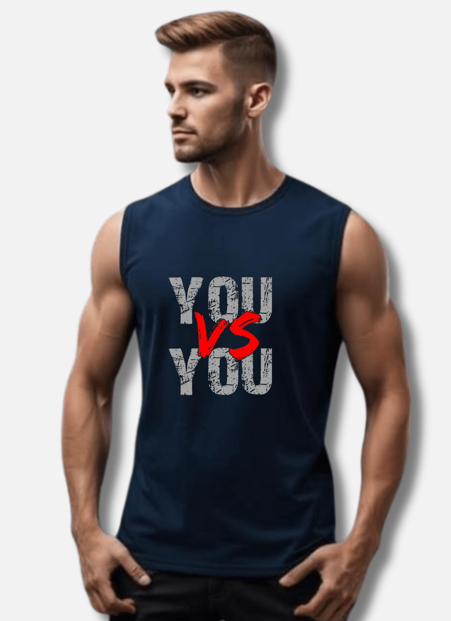 Men's Sleeveless T-Shirt - Eagle Squat
