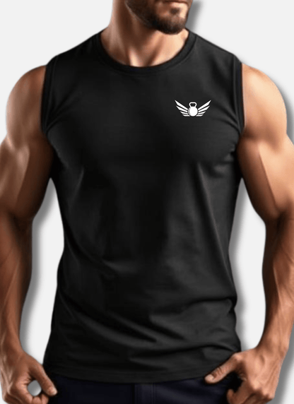 Men's Sleeveless T-Shirt - Eagle Squat